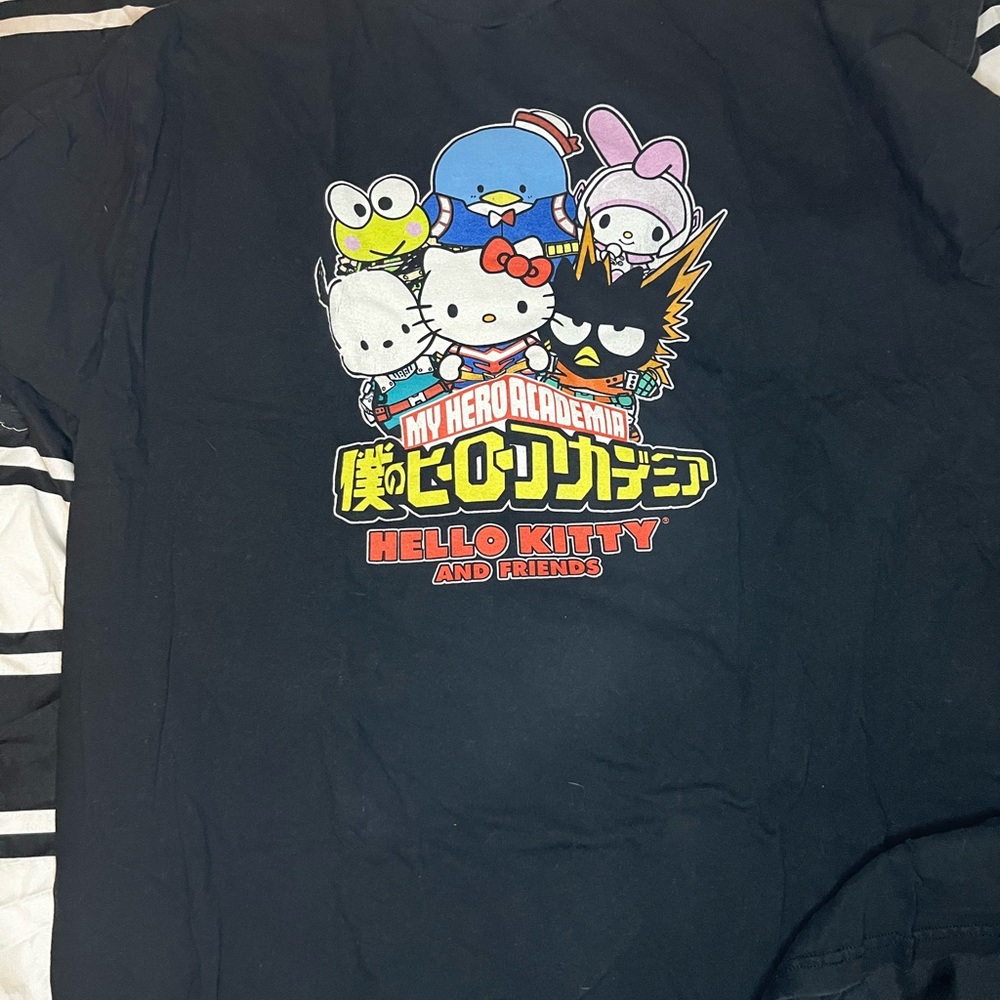 Hello Kitty and friends x My Hero Academia collab tee
